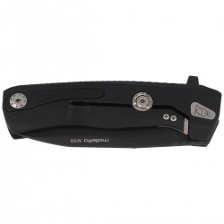 Nóż LionSteel ROK Aluminium Black, Black Blade (ROK A BB)