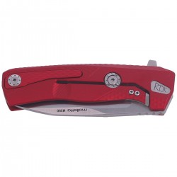 Nóż LionSteel ROK Aluminium Red / Satin Blade (ROK A RS)