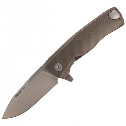 Nóż LionSteel ROK Titanium Bronze, Satin Blade (ROK B)