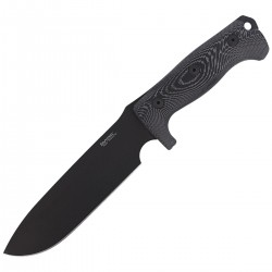 Nóż LionSteel Black Micarta, Black Blade (M7 MB)