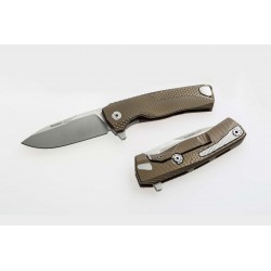 Nóż LionSteel ROK Titanium Bronze, Satin Blade (ROK B)