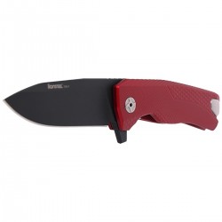 Nóż LionSteel ROK Aluminium Red, Black Blade (ROK A RB)