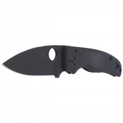 Nóż Spyderco Shaman G-10 Black / Black Blade Plain (C229GPBK)