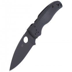 Nóż Spyderco Shaman G-10 Black / Black Blade Plain (C229GPBK)