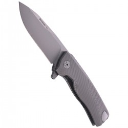 Nóż LionSteel ROK Titanium Grey, Satin Blade (ROK G)