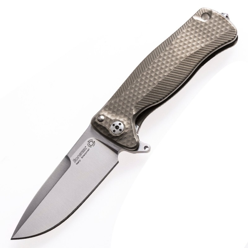 Nóż LionSteel SR22 Titanium Bronze, Satin Blade (SR22 B)