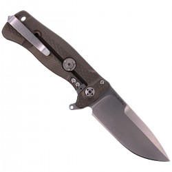 Nóż LionSteel SR22 Titanium Bronze, Satin Blade (SR22 B)