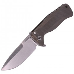 Nóż LionSteel SR22 Titanium Bronze, Satin Blade (SR22 B)