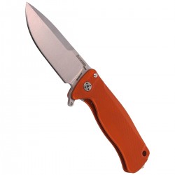 Nóż LionSteel SR22A Aluminum Orange, Satin Blade (SR22A OS)