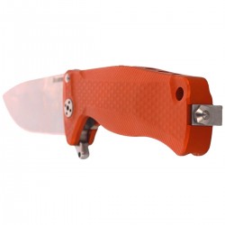 Nóż LionSteel SR22A Aluminum Orange, Satin Blade (SR22A OS)