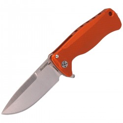 Nóż LionSteel SR22A Aluminum Orange, Satin Blade (SR22A OS)