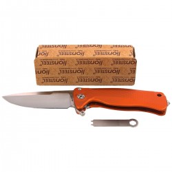 Nóż LionSteel SR22A Aluminum Orange, Satin Blade (SR22A OS)