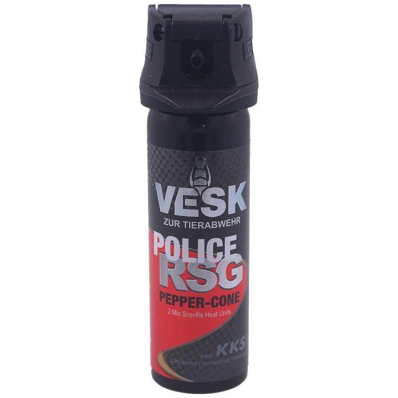 Gaz pieprzowy KKS VESK Police RSG Gel 2mln SHU 63ml Cone (12063-C V)