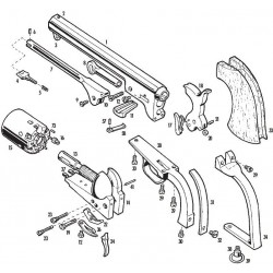 Rewolwer Pietta 1851 Colt REB Nord Navy Engr .44 (REBTI44)