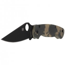 Nóż Spyderco Para Military 2 G-10 Camo, Black Blade (C81GPCMOBK2)