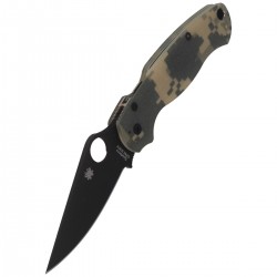 Nóż Spyderco Para Military 2 G-10 Camo, Black Blade (C81GPCMOBK2)