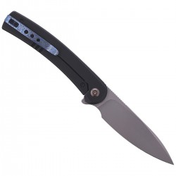 Nóż WE Knife Upshot LE No 246/410 Black Ti, Polished Bead Blasted (2102A)