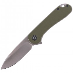 Nóż CIVIVI Elementum Flipper OD Green Micarta, Satin Finish (C907E)