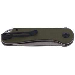 Nóż CIVIVI Elementum Flipper OD Green Micarta, Satin Finish (C907E)