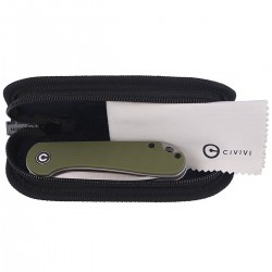 Nóż CIVIVI Elementum Flipper OD Green Micarta, Satin Finish (C907E)