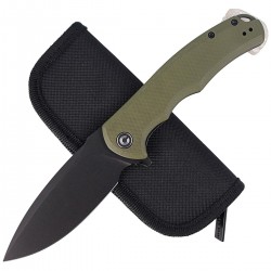 Nóż CIVIVI Praxis OD Green G10, Black Stonewashed (C803F)