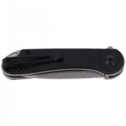 Nóż CIVIVI Elementum Flipper Twill Carbon Fiber / Black G10, Damascus (C907DS)