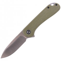 Nóż CIVIVI Elementum Flipper Olive Micarta, Satin Finish (C907S)