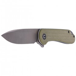 Nóż CIVIVI Elementum Flipper Olive Micarta, Satin Finish (C907S)