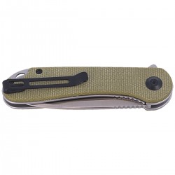 Nóż CIVIVI Elementum Flipper Olive Micarta, Satin Finish (C907S)