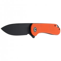 Nóż CIVIVI Elementum Flipper Orange G10, Black Stonewashed (C907Y)