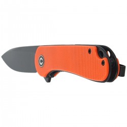 Nóż CIVIVI Elementum Flipper Orange G10, Black Stonewashed (C907Y)