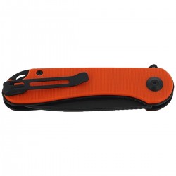 Nóż CIVIVI Elementum Flipper Orange G10, Black Stonewashed (C907Y)