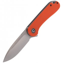 Nóż CIVIVI Elementum Flipper Orange G10, Satin Finish (C907R)