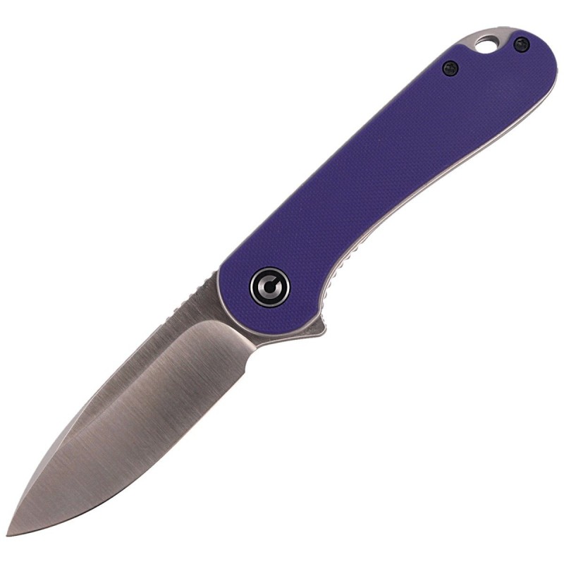 Nóż CIVIVI Elementum Flipper Purple G10, Satin Finish (C907V)