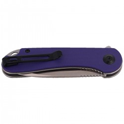 Nóż CIVIVI Elementum Flipper Purple G10, Satin Finish (C907V)