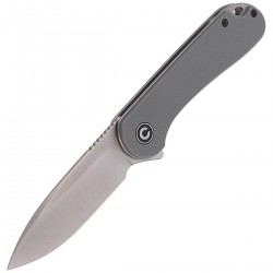 Nóż CIVIVI Elementum Flipper Gray G10, Satin Finish (C907B)