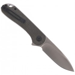 Nóż CIVIVI Elementum Flipper Dark Green Micarta, Satin Finish (C907T)