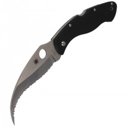 Nóż Spyderco Civilian G-10 Black Spyder (C12GS)