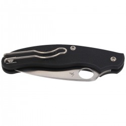 Nóż Spyderco UK Penknife FRN Black Leaf Shape Plain (C94PBK)