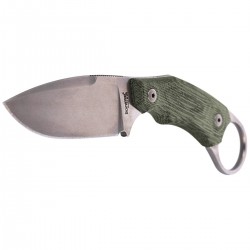 Nóż LionSteel H2 Karambit Canvas Green, Stone Washed Blade (H2 CVG)