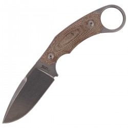 Nóż LionSteel H2 Karambit Canvas Natural, Stone Washed Blade (H2 CVN)