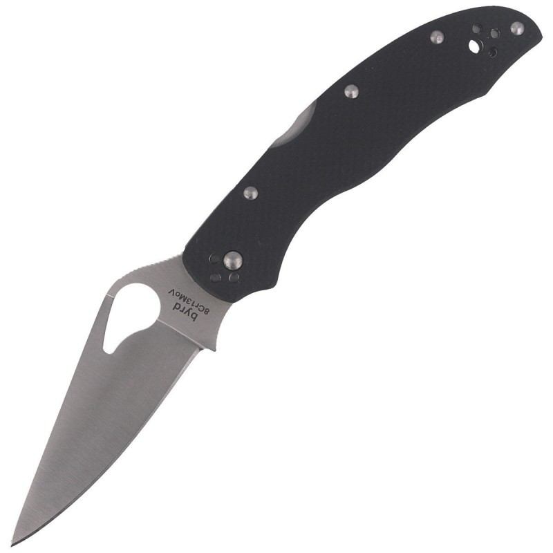 Nóż Spyderco Byrd Harrier 2 G-10 Black Plain (BY01GP2)