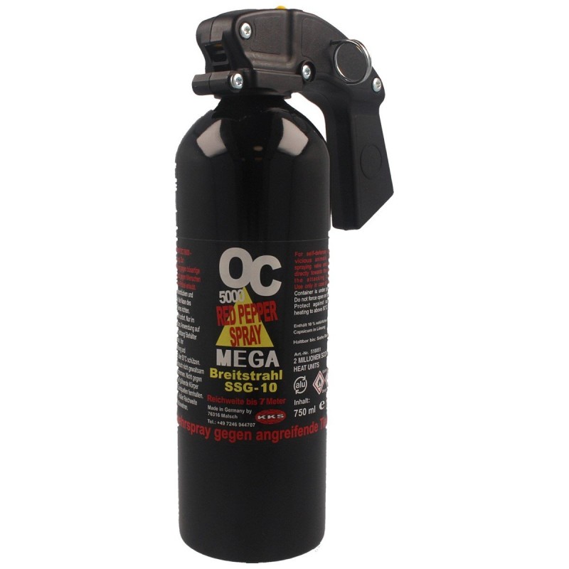 Gaz pieprzowy KKS OC 5000 Gel 750ml dysza HJF (510051-BLK)