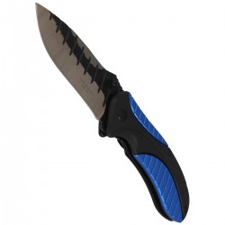 Nóż Herbertz Solingen Hit Blue-Black Drop Point 86mm (588212)