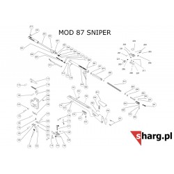 Śruba kontrująca mocująca osadę do Hatsan MOD 55S-155, Dominator 200, Proxima (774)