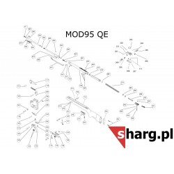 Śruba kontrująca mocująca osadę do Hatsan MOD 55S-155, Dominator 200, Proxima (774)