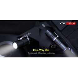 Latarka Klarus 700lm, 16340 / 700mAh Compact Tactical Flashlight (XT1C)