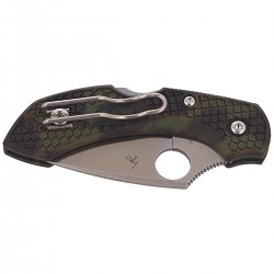 Nóż Spyderco Dragonfly 2 FRN Zome Green Plain (C28ZFPGR2)