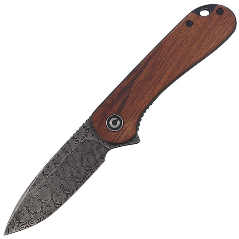 Nóż CIVIVI Elementum Cuibourtia Wood, Black Damascus (C907DS-2)