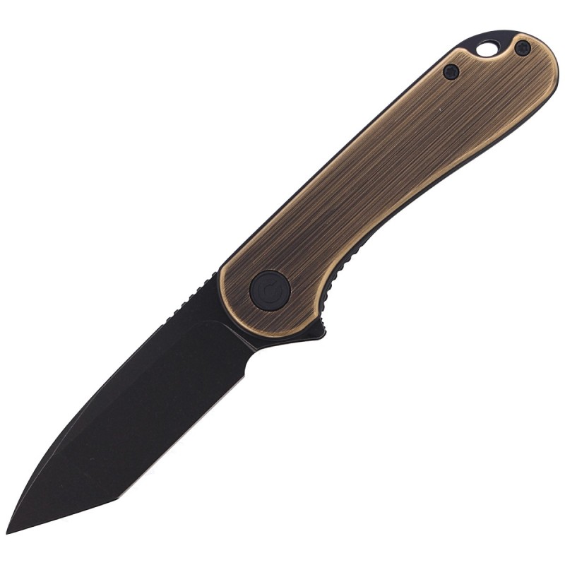 Nóż CIVIVI Elementum Flipper Black Brass, Black Stonewashed (C907T-A)